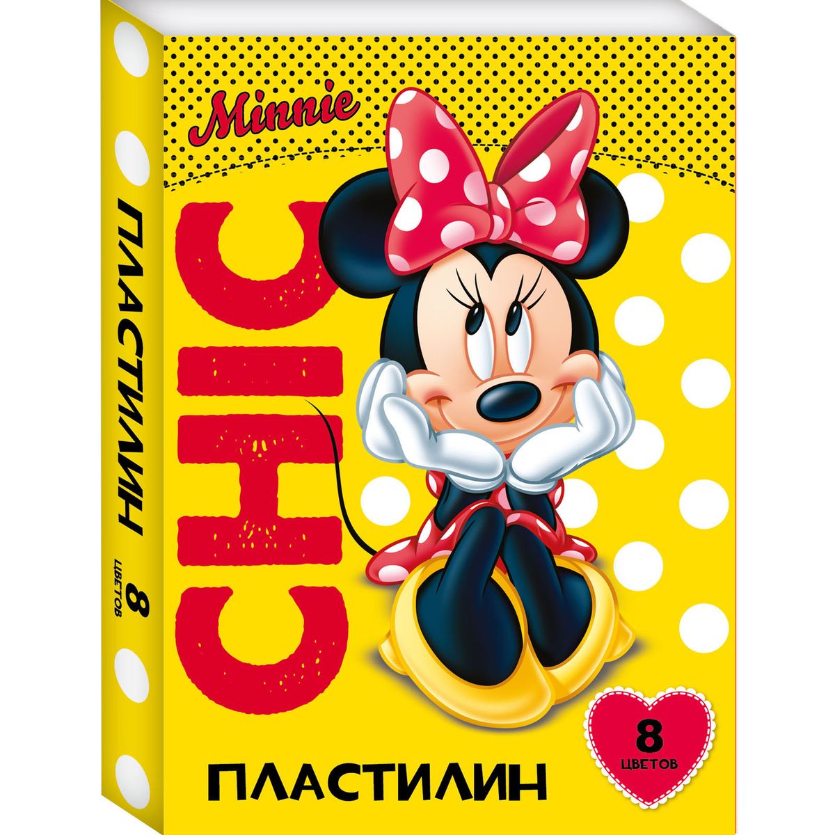 Disney Пластилин Минни 8 цветов29385 Disney Пластилин Минни 8 цветов29385Яркий и легко размягчающийся пластилин Disney Минни поможет вашему малышу создать множество интересных поделок, а очаровательная Минни Маус вдохновит кроху на новые творческие идеи. Лепить из этого пластилина - одно удовольствие: он обладает отличными пластичными свойствами, не липнет к рукам, не имеет запаха, безопасен при использовании по назначению. Смешивайте цвета, фантазируйте, экспериментируйте и развивайте своего малыша: лепка активно тренирует у ребенка мелкую моторику и умение работать пальчиками, развивает тактильное восприятие формы, веса и фактуры, совершенствует воображение и пространственное мышление. А главное - лепить фигурки в компании любимой героини невероятно весело! В наборе 8 цветов пластилина, которые легко смешиваются друг с другом. Состав: парафин, петролатум, мел, каолин, красители.