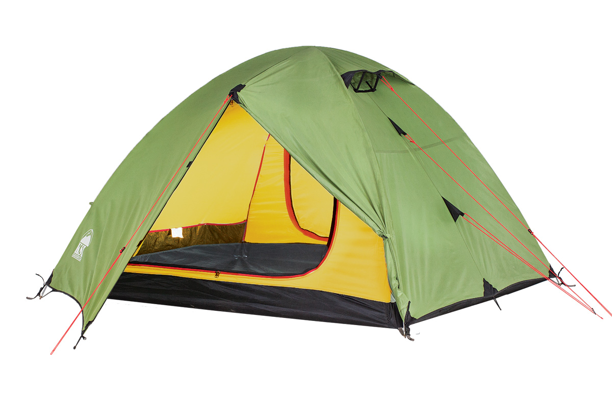 Палатка KSL Camp 36123.3401 Палатка KSL Camp 36123.3401Эта вместительная трекинговая трехместная палатка KSL CAMP 3 с двумя входами - отличный выбор для тех, кто планирует отправляться в походы в весенний, летний или осенний период. Одна из главных особенностей модели - отличная вентиляция. В верхней части купола палатки расположены 2 вентиляционных окна - они обеспечат вам приток свежего воздуха в любое время. А благодаря ветровым клапанам, внутрь в случае дождя не попадет ни одной капли. Вам также не стоит опасаться нашествия насекомых - противомоскитная сетка обеспечит спокойные ночи без непрошеных гостей. Внутреннее пространство туристической палатки KSL CAMP 3 продумано до мелочей - палатку предусмотрительно оснастили полочкой, на которой можно разместить небольшие предметы, кольцом для фонарика и четырьмя карманами для часто необходимых вещей. У палатки имеется два вместительных тамбура, которые позволят вам хранить отдельно вещи (посуду, одежду) и обувь. Для усиления края тента палатки используется стропа, а все швы обработаны термоусадочной лентой. Это позволяет им быть абсолютно герметичными и не пропускать влагу. На молниях на внешнем тенте предусмотрены алюминиевые крючки, снижающие нагрузку на них. Ткань палатки устойчива к воздействию ультрафиолета, благодаря чему даже спустя несколько лет активного использования она останется яркой, а специальная пропитка способна задержать распространение огня. Вес: 4,5 кг. Количество мест: 3. Сезонность: весна-осень. Размер: 390 x 215 x 115 см. Размер в чехле: 23 x 56 см. Материал тента: Polyester 190T PU 2500 mm. Материал дна: Polyester 150D Oxford PU 3000 mm. Внутренняя палатка: есть. Материал дуг: Durapol 8.5 mm. Ветроустойчивость: средняя. Количество входов: 2. Область применения: трекинг.Пропитка, задерживающая распространение огня. Швы герметизированы термоусадочной лентой. Узлы палатки, испытывающие высокие нагрузки, усилены более прочной тканью. Край тента обшит прочной стропой. Молнии на внешнем тенте фиксируются алюминиевым крючком. Внутренняя палатка оснащена противомоскитной сеткой, четырьмя карманами, кольцом для фонаря и полочкой для мелких предметов. Эффективная система вентиляции состоит из двух вентиляционных окон с ветровым клапаном, расположенных в верхней точке купола. Стропа между внешним и внутренним тентами. Два тамбура для вещей и обуви. Цвет: зеленый. Материал: polyester 190T PU, polyester 150D Oxford PU.