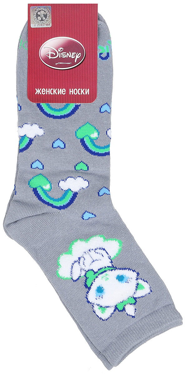Носки женские Master Socks, цвет: серый. 15800. Размер 2515800 Носки женские Master Socks, цвет: серый. 15800. Размер 2515800Удобные носки Master Socks, изготовленные из высококачественного комбинированного материала, очень мягкие и приятные на ощупь, позволяют коже дышать.Эластичная резинка плотно облегает ногу, не сдавливая ее, обеспечивая комфорт и удобство. Носки оформлены принтом с изображением героев мультфильма.Практичные и комфортные носки великолепно подойдут к любой вашей обуви.