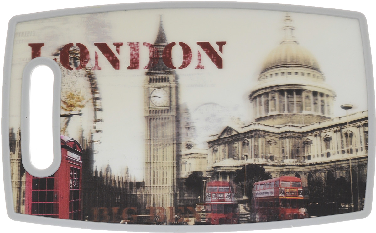Доска разделочная Mayer & Boch London, 37 х 23 см24758 Доска разделочная Mayer & Boch London, 37 х 23 см24758Разделочная доска Mayer & Boch London, выполненная из высококачественного полипропилена, станет незаменимым аксессуаром на вашей кухне. Одна сторона доски декорирована изображением с эффектом 3D, другая сторона белого цвета.Антибактериальное покрытие защищает от плесени, грибков и неприятных запахов. Изделие отлично подходит для приготовления и измельчения пищи, а также для сервировки стола. Такая доска прекрасно впишется в интерьер любой кухни и прослужит вам долгие годы.