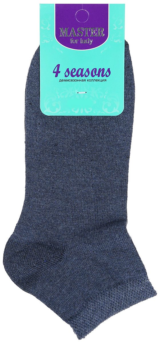 Носки женские Master Socks, цвет: темно-серый. 55101. Размер 2355101 Носки женские Master Socks, цвет: темно-серый. 55101. Размер 2355101Удобные носки Master Socks, изготовленные из высококачественного комбинированного материала, очень мягкие и приятные на ощупь, позволяют коже дышать. Эластичная резинка плотно облегает ногу, не сдавливая ее, обеспечивая комфорт и удобство. Носки с укороченным паголенком и полупрозрачными полосками на верхней части носка. Удобные и комфортные носки великолепно подойдут к любой вашей обуви.