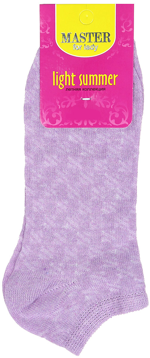 Носки женские Master Socks, цвет: фиолетовый. 55059. Размер 2355059 Носки женские Master Socks, цвет: фиолетовый. 55059. Размер 2355059Удобные носки Master Socks, изготовленные из высококачественного комбинированного материала, очень мягкие и приятные на ощупь, позволяют коже дышать.Эластичная резинка плотно облегает ногу, не сдавливая ее, обеспечивая комфорт и удобство. Модель с укороченным паголенком оформлена полупрозрачным орнаментом.Удобные и комфортные носки великолепно подойдут к любой вашей обуви.