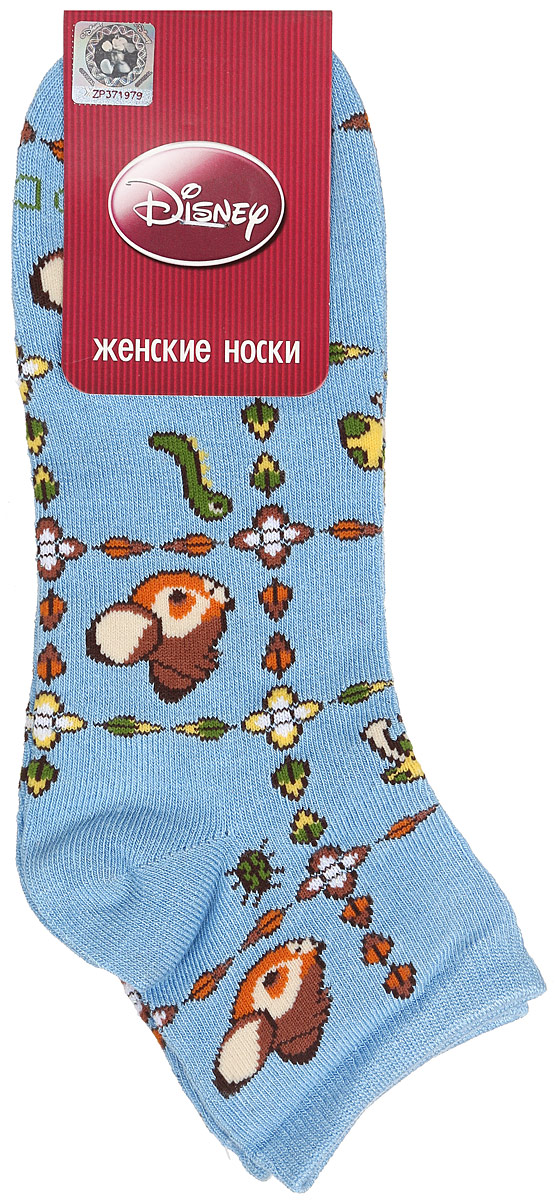 Носки женские Master Socks, цвет: голубой. 15861. Размер 2515861 Носки женские Master Socks, цвет: голубой. 15861. Размер 2515861Удобные укороченные носки Master Socks, изготовленные из высококачественного комбинированного материала, очень мягкие и приятные на ощупь, позволяют коже дышать.Эластичная резинка плотно облегает ногу, не сдавливая ее, обеспечивая комфорт и удобство. Носки оформлены принтом с изображением героев мультфильма.Практичные и комфортные носки великолепно подойдут к любой вашей обуви.
