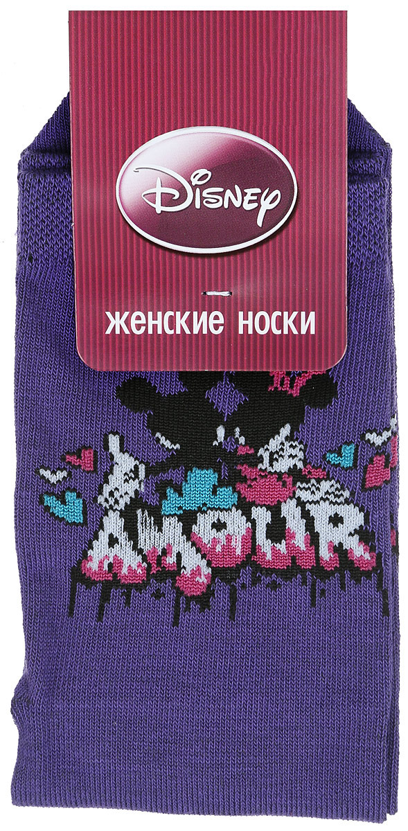 Носки женские Master Socks, цвет: сиреневый. 15101. Размер 2515101 Носки женские Master Socks, цвет: сиреневый. 15101. Размер 2515101Удобные носки Master Socks, изготовленные из высококачественного комбинированного материала, очень мягкие и приятные на ощупь, позволяют коже дышать.Эластичная резинка плотно облегает ногу, не сдавливая ее, обеспечивая комфорт и удобство. Носки оформлены принтом с изображением героев мультфильма.Практичные и комфортные носки великолепно подойдут к любой вашей обуви.
