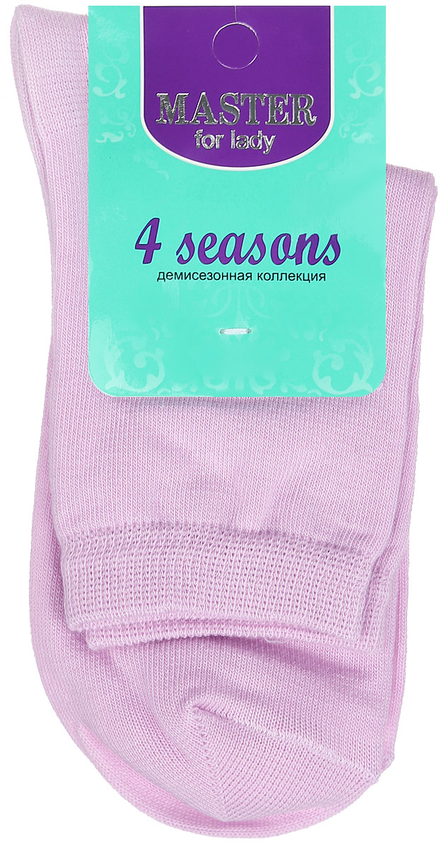 Носки женские Master Socks, цвет: сиреневый. 55001. Размер 2355001 Носки женские Master Socks, цвет: сиреневый. 55001. Размер 2355001Удобные носки Master Socks, изготовленные из высококачественного комбинированного материала, очень мягкие и приятные на ощупь, позволяют коже дышать. Эластичная резинка плотно облегает ногу, не сдавливая ее, обеспечивая комфорт и удобство. Носки с паголенком классической длины. Практичные и комфортные носки великолепно подойдут к любой вашей обуви.