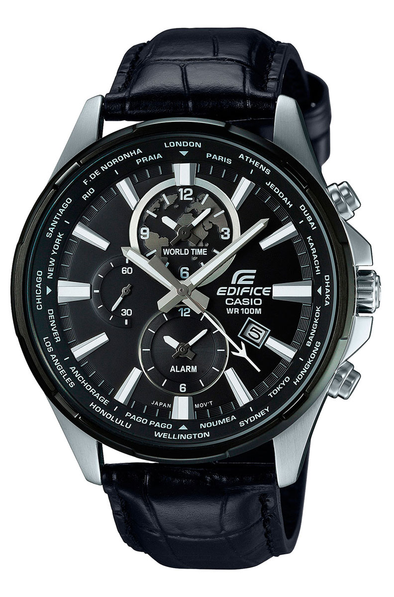 Наручные часы мужской Casio Edifice, цвет: черный. EFR-304BL-1A