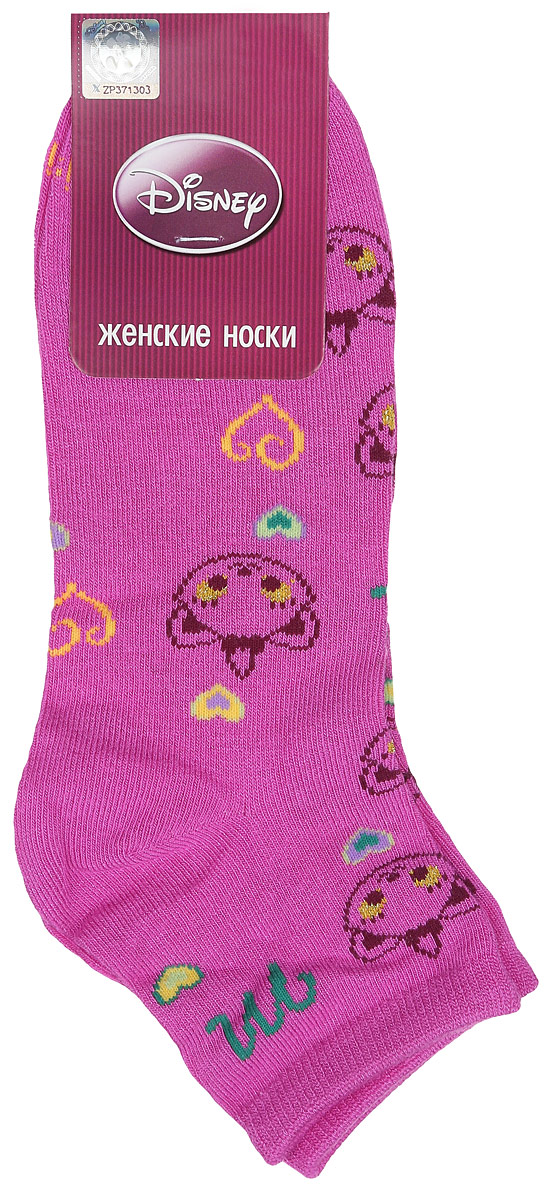 Носки женские Master Socks, цвет: розовый. 15861. Размер 2315861 Носки женские Master Socks, цвет: розовый. 15861. Размер 2315861Удобные укороченные носки Master Socks, изготовленные из высококачественного комбинированного материала, очень мягкие и приятные на ощупь, позволяют коже дышать.Эластичная резинка плотно облегает ногу, не сдавливая ее, обеспечивая комфорт и удобство. Носки оформлены принтом с изображением героев мультфильма.Практичные и комфортные носки великолепно подойдут к любой вашей обуви.