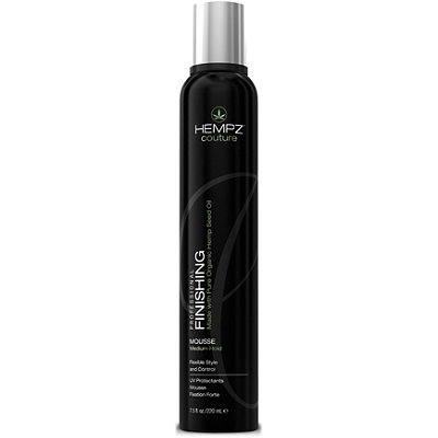 Hempz Мусс для укладки средней фиксациии Finishing Mousse Medium Hold 220 мл676280011854 Hempz Мусс для укладки средней фиксациии Finishing Mousse Medium Hold 220 мл676280011854Мусс для укладки средней фиксации Finishing Mousse Medium Hold позволяет придавать волосам четкую форму и безупречно сохраняет Вашу прическу в течение дня. Уникальная формула мусса не утяжеляет волосы и препятствует их склеиванию, придает прическе стиль и естественность. Входящее в состав мусса конопляное масло, богатое питательными веществами, интенсивно увлажняет волосы, снабжает их витаминами и предохраняет от пересушивания во время горячей укладки.Состав активных компонентов: протеины, аминокислоты и масло семян конопли, пантенол, минеральные соли.