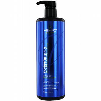 Hempz Шампунь увлажняющий Moisturizing Shampoo 750 мл676280012288 Hempz Шампунь увлажняющий Moisturizing Shampoo 750 мл676280012288Увлажняющий шампунь Moisturizing Shampoo делает волосы послушными и мягкими и наполняет их живительной силой. Шампунь на длительное время сохраняет цвет натуральных и окрашенных волос, защищает их от термического воздействия потоков горячего воздуха и солнечного излучения. Активно предотвращает вымывание цвета, блокирует действие жестких компонентов воды.Moisturizing Shampoo не содержит глютенов и парабенов и на 100% состоит из натуральных растительных компонентов.Состав активных компонентов: экстракт семян конопли, конопляное, кукурузное, кунжутное и соевое масло, гидролизированные пшеничные и соевые протеины, производная гуаровой смолы, экстракты настурции, крапивы, арники, розмарина и пантенол.