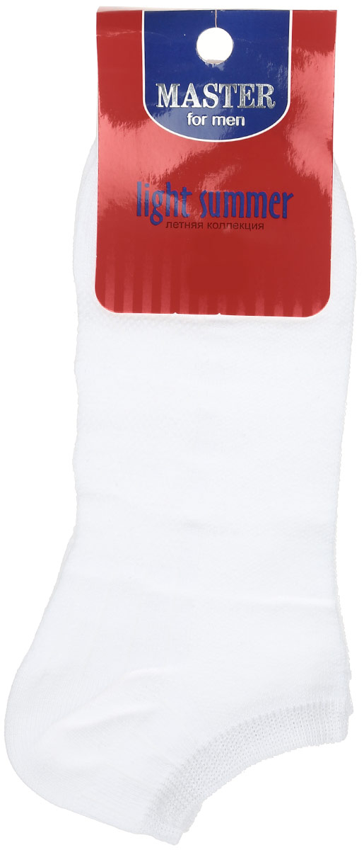 Носки мужские Master Socks, цвет: белый. 58059. Размер 2758059 Носки мужские Master Socks, цвет: белый. 58059. Размер 2758059Удобные носки Master Socks, изготовленные из высококачественного комбинированного материала, очень мягкие и приятные на ощупь, позволяют коже дышать. Эластичная резинка плотно облегает ногу, не сдавливая ее, обеспечивая комфорт и удобство. Носки с укороченным паголенком. Удобные и комфортные носки великолепно подойдут к любой вашей обуви.