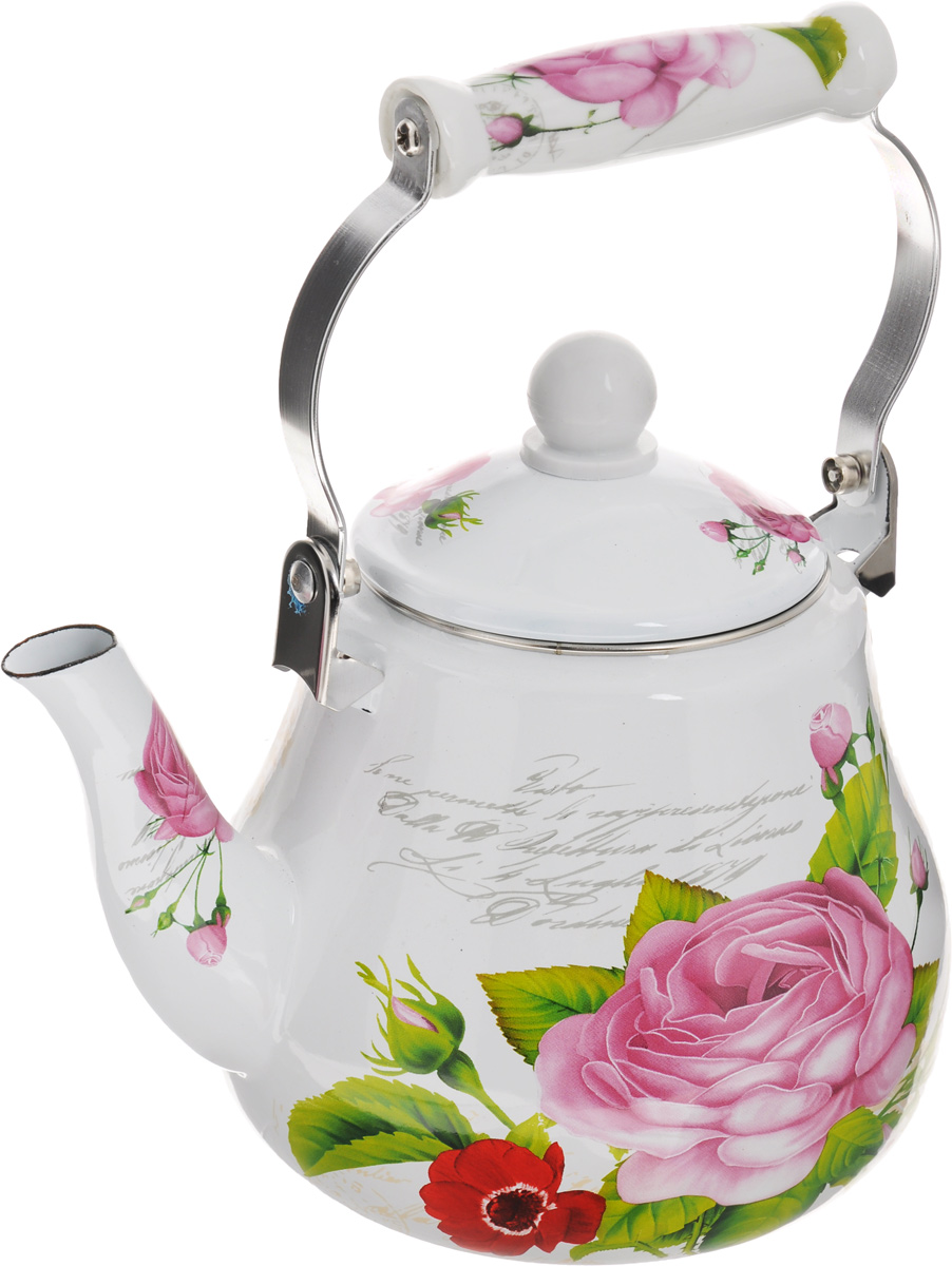 Чайник эмалированный Mayer & Boch Цветы, 2,5 л23990 Чайник эмалированный Mayer & Boch Цветы, 2,5 л23990Чайник эмалированный Mayer & Boch Цветы изготовлен из высококачественной углеродистой стали с эмалированным покрытием. Чайник гигиеничен и устойчив к износу при длительном использовании. Подвижная ручка с керамической вставкой не нагревается во время кипячения. Энергосберегающая технология позволит сохранить ваше время и деньги. При кипячении чайник сохраняет все полезные вещества воды. Чайник пригоден для использования на всех видах плит, включая индукционные. Можно мыть в посудомоечной машине. Диаметр чайника (по верхнему краю): 10 см. Высота (без учета ручки и крышки): 14,5 см.