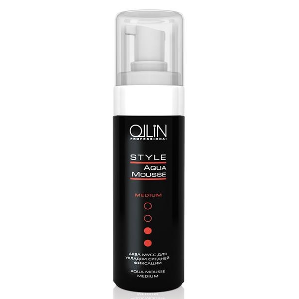 Ollin Аква мусс для укладки средней фиксации Style Aqua Mousse Medium 150 мл721494 Ollin Аква мусс для укладки средней фиксации Style Aqua Mousse Medium 150 мл721494Ollin Style Aqua Mousse Strong - Аква мусс для укладки средней фиксации для создания текстуры, формы и контроля над причёской. Увлажняет волосы. Содержит компоненты, сохраняющие созданный стиль прически даже в сырую погоду. D-пантенол и растительные масла способствуют восстановлению и увлажнению повреждённых участков кутикулы волоса.