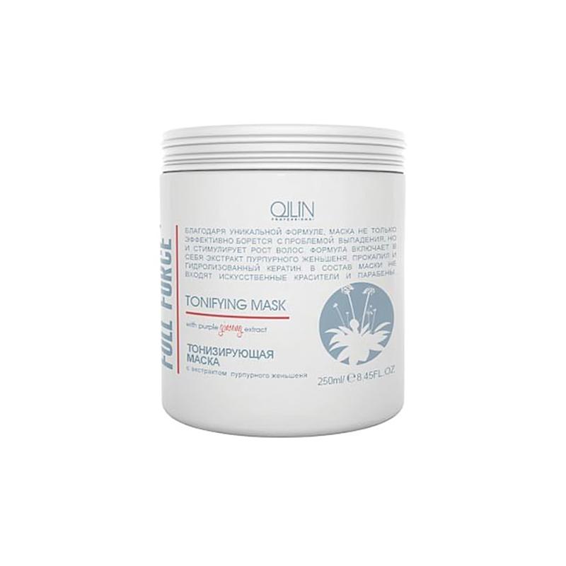 Ollin Тонизирующая маска с экстрактом пурпурного женьшеня Full Force Hair Growth Tonic Mask 250 мл725737 Ollin Тонизирующая маска с экстрактом пурпурного женьшеня Full Force Hair Growth Tonic Mask 250 мл725737Hair Growth Tonic Mask - маска тонизирующая с экстрактом пурпурного женьшеня. Благодаря уникальной формуле, эффективно борется с проблемой выпадения волос и обладает сильным тонизирующим действием. Экстракт пурпурного женьшеня стимулирует волосяные луковицы и оказывает заживляющее и тонизирующее действие. Прокапил эффективно борется с проблемой выпадения волос. Гидролизованный кератин делает волосы здоровыми и сильными, обеспечивая им здоровый вид на долгое время.