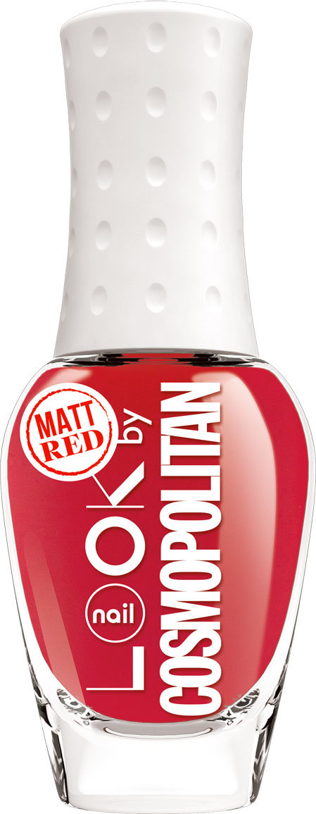 nailLOOK Лак для ногтей серии Trends look by Cosmopolitan, Mat Red, 8,5 мл