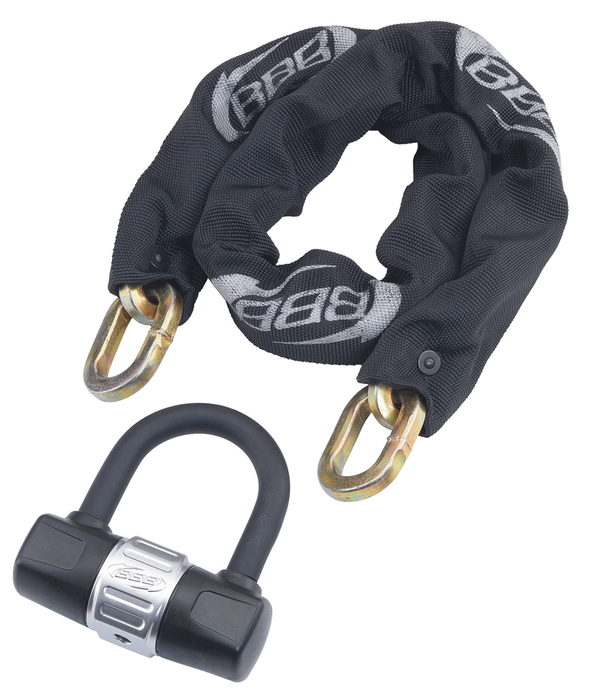 Замок велосипедный BBB PowerChain. BBL-14BBL-14 Замок велосипедный BBB PowerChain. BBL-14BBL-14Велосипедный замок BBB BBL-14 Powerchain - это один из наиболее брутальных и в то же время, надежных велосипедных замков. Он представляет собой цепь из каленной стали U-Lock с сечением каждого звена 10 мм. Длина цепи составляет 1000 мм, а надежный замок очень тяжело поддается взлому.