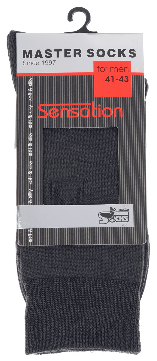 Носки мужские Master Socks, цвет: темно-серый. 88714. Размер 2988714 Носки мужские Master Socks, цвет: темно-серый. 88714. Размер 2988714Удобные носки Master Socks, изготовленные из высококачественного комбинированного материала, очень мягкие и приятные на ощупь, позволяют коже дышать.Широкая эластичная резинка плотно облегает ногу, не сдавливая ее, обеспечивая комфорт и удобство. Модель оформлена лаконичным узором.Удобные и комфортные носки великолепно подойдут к любой вашей обуви.