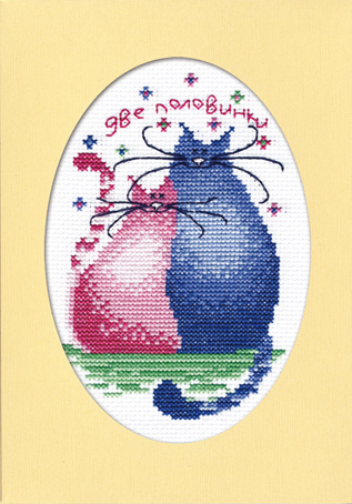 Набор для вышивания открытки Марья Искусница 