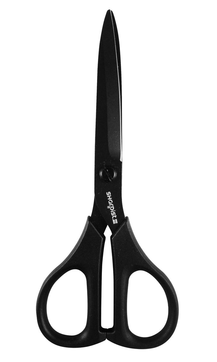 Ножницы Sharpist Pro, прямые, 15,2 см, цвет: черный. SP60SP60 Ножницы Sharpist Pro, прямые, 15,2 см, цвет: черный. SP60SP60Ножницы серии The Sharpist Pro, прямые, нержавеющая сталь, твердость 56+ HRC, 6/15.2см. Ножницы Sharpist ,изготовленные из японской стали - это гарантия высокого качества по разумной цене. Sharpist - мы знаем свое дело, Ваши ножницы будут острыми всегда. Не секрет, что с менее качественными ножницами Вам необходимо несколько пар для разных целей, поскольку бумага быстро затупляет лезвие. Но с ножницами Sharpist Вы можете забыть об этом раз и навсегда. Благодаря антибактериальному покрытию Everguard, отталкивающему клейкие и жирные вещества, эти ножницы являются незаменимым помощником на кухне.