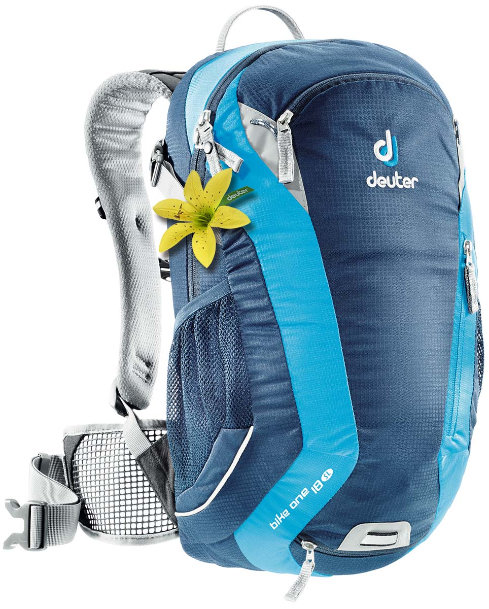 Рюкзак спортивный Deuter Bike One 18 SL, цвет: светло-голубой, бирюзовый, 18 л32052_3306 Рюкзак спортивный Deuter Bike One 18 SL, цвет: светло-голубой, бирюзовый, 18 л32052_3306Классический рюкзак идеально подходит для людей, предпочитающих вело-прогулки.Особенности велорюкзака Deuter Bike One 18 SL: съёмный держатель для шлемакомпрессионые ремнинаружние карманыдва внутренних карманабоковые сетчатые карманыкарман для влажной одеждыотражатели 3Mфиксаторы для питьевой системынабедренный пояс с сетчатыми крыльямианатомические плечевые лямкипетля для крепления ночного габаритного фонарика Safety Blink.