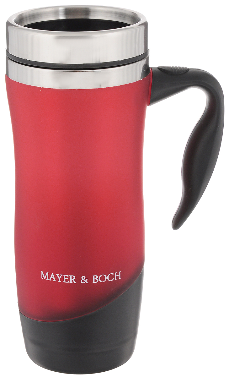 Термокружка Mayer & Boch, цвет: красный, 480 мл23801 Термокружка Mayer & Boch, цвет: красный, 480 мл23801Герметичная термокружка Mayer & Boch удобна для использования в быту, походе и путешествиях. Подходит для горячих и холодных напитков. Оснащена крышкой с системой быстрого открывания для легкого питья. Внутренняя колба выполнена из нержавеющей стали. Корпус изготовлен из высококачественного пластика. Диаметр по верхнему краю: 8 см.Диаметр дна: 6,5 см.Высота: 21 см.
