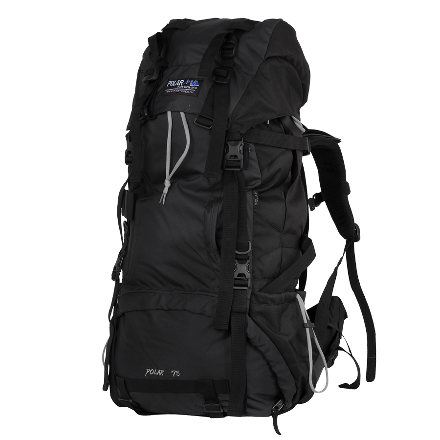 Рюкзак экспедиционный Polar, цвет: черный, 70 л. П992-05П992-05 Рюкзак экспедиционный Polar, цвет: черный, 70 л. П992-05П992-05Туристический рюкзак Polar - отлично оснащенный рюкзак для альпинизма и туризма. Двойной доступ к основному отделению, множество карманов для мелочей и документов, карабин для ключей, карман для мобильного. Возможность крепления на рюкзак дополнительного оборудования. Регулируемая грудная стяжка с фиксатором. Регулируемый по длине поясной ремень с карманами на змейке.Материал: Polyester PU 600D.