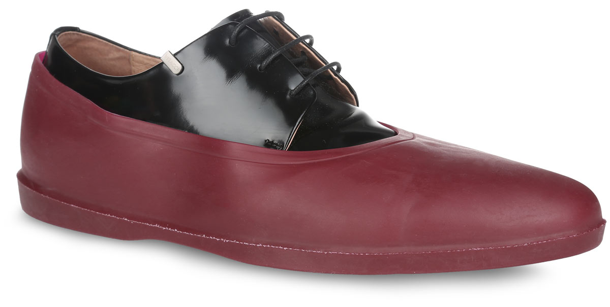 Галоши на обувь мужские Rain-shoes, цвет: черешня. RSC. Размер 39/41,5