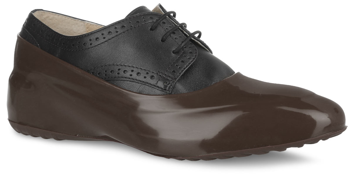 Галоши на обувь женские Мир Галош, цвет: темно-коричневый. WBL 05. Размер 35/36