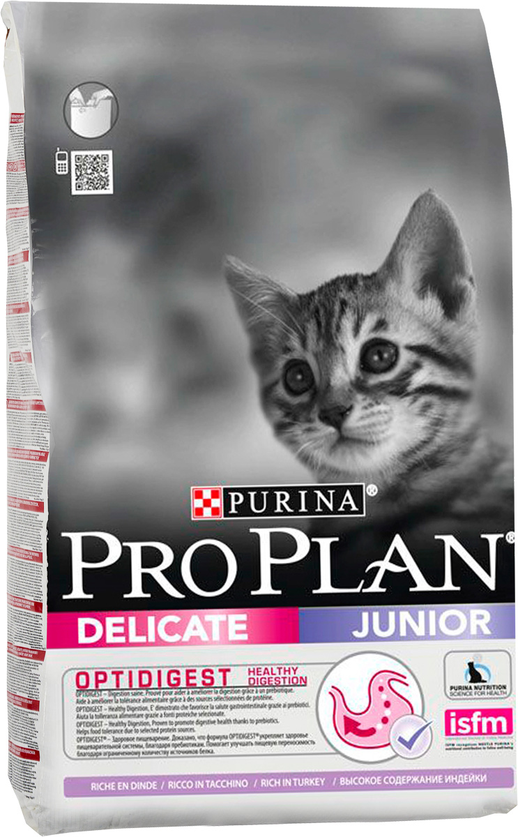 Корм сухой Pro Plan Optidigest, для котят с чувствивтельным пищеварением и для беременных и кормящих кошек, с индейкой, 10 кг12293284 Корм сухой Pro Plan Optidigest, для котят с чувствивтельным пищеварением и для беременных и кормящих кошек, с индейкой, 10 кг12293284Корм сухой Pro Plan Optidigest - корм с высоким содержанием белка, сочетающий все необходимые питательные вещества, включая витамины С и Д3, а также омега-3 жирную кислоту. Легко усвояемый корм для котят с чувствительным пищеварением.Обладает замечательными вкусовыми свойствами и придется по вкусу даже самым капризным котятам.Рекомендован для беременных и кормящих кошек.Товар сертифицирован.