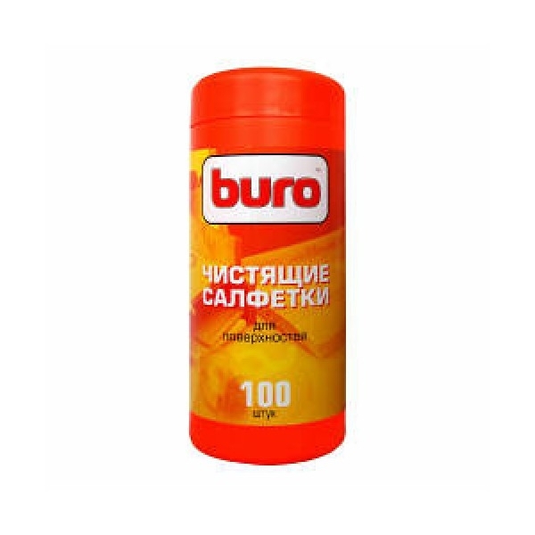 Салфетки чистящие для поверхностей Buro BU-Tsurface, 100 шт