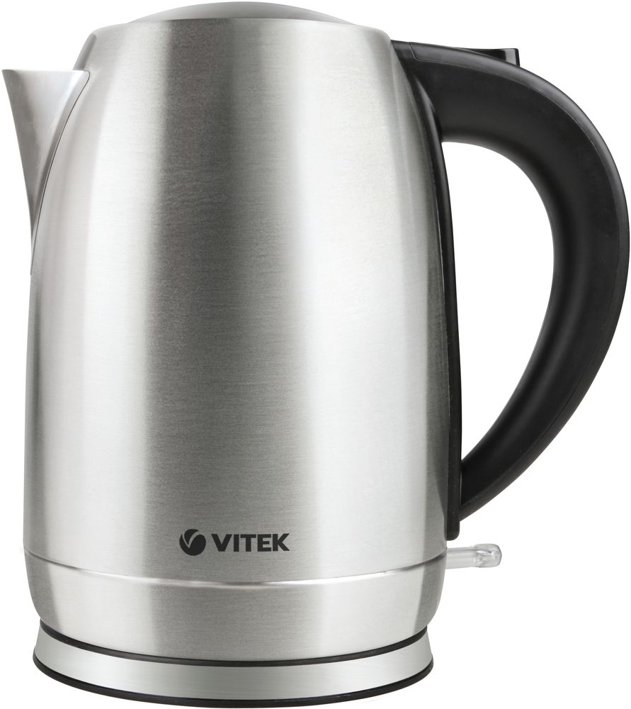 Vitek VT-7033(ST) электрический чайникVT-7033(ST) Vitek VT-7033(ST) электрический чайникVT-7033(ST)Ни одно современное кухонное пространство не обойдется без стильного, но при этом надежного чайника. И чайник Vitek VT-7033(ST) станет прекрасной заменой любой устаревшей модели. Выполнен чайник из качественных и безопасных материалов, поэтому даже длительное использование данной модели не скажется как на качестве работы устройства, так и на вашем здоровье. Чайник быстро нагревает воду и долго сохраняет ее горячей. Он не занимает много места на кухонной столешнице и не помешает вам в приготовлении пищи. А по необходимости лишний шнур питания вы всегда можете спрятать в специальный отсек.