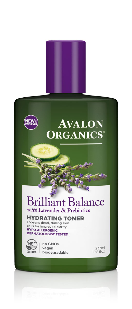 Avalon Organics Увлажняющий тоник для кожи лица с лавандой Facial Hydrating Toner, 237 мл лосьон avalon organics lavender hand