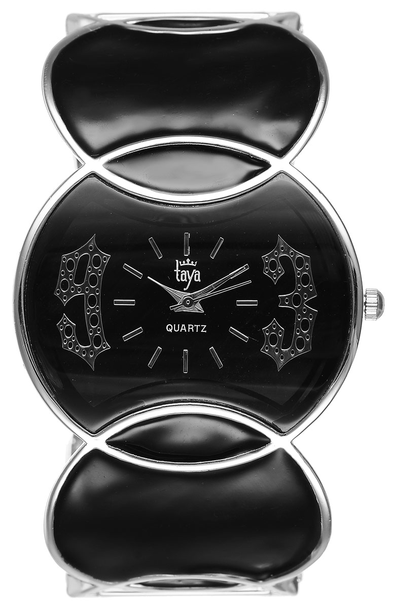 Часы наручные женские Taya, цвет: серебристый, черный. T-W-0442