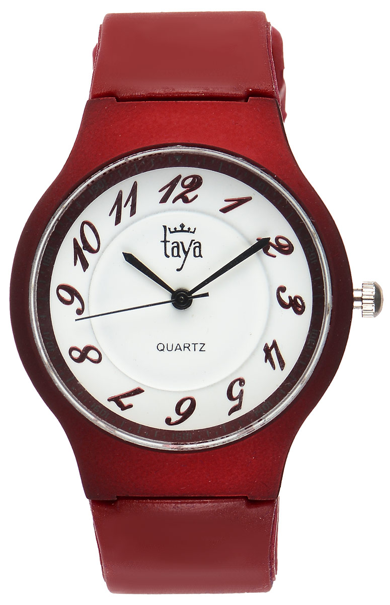Часы наручные женские Taya, цвет: красный. T-W-0225