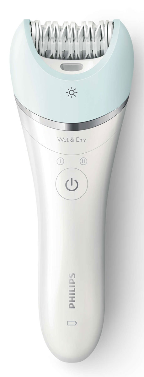 Philips BRE610/00, White эпиляторBRE610/00 Philips BRE610/00, White эпиляторBRE610/00Благодаря эргономичному дизайну S-образной формы эпилятор Philips BRE610/00 легко перемещать по всему телу. Прибор сочетает в себе удобство использования и простую обработку труднодоступных участков тела без лишних усилий. Уникальная эпилирующая головка выполнена из керамического материала, что позволяет надежно захватывать даже самые тонкие волоски. Также она обеспечивает оптимальное удаления волосков за одно движение и качественный результат надолго.Philips BRE610/00 оснащен уникальной системой: пинцеты приподнимают прилегающие к коже волоски и направляют их к участку, где они захватываются и удаляются. Благодаря круглым керамическим дискам прибор прилегает близко к коже, что обеспечивает бережное воздействие и оптимальный результат. Используйте прибор в душе или ванной: ручка с нескользящим покрытием гарантирует удобное использование как на сухой, так и на влажной коже. Благодаря уникальной подсветке вы не пропустите даже самые тонкие волоски, а массажная насадка минимизирует неприятные ощущения при эпиляции. Эффективная эпиляция на любых участках тела!Эпилятор Philips BRE610/00 обеспечивает наиболее качественный результат при использовании его под углом 90 градусов к коже. Кол-во дисков: 17Минимальная длина волос: 0,5 ммВремя зарядки аккумулятора: до 1 ч 30 минГоловка эпилятора: 30 мм