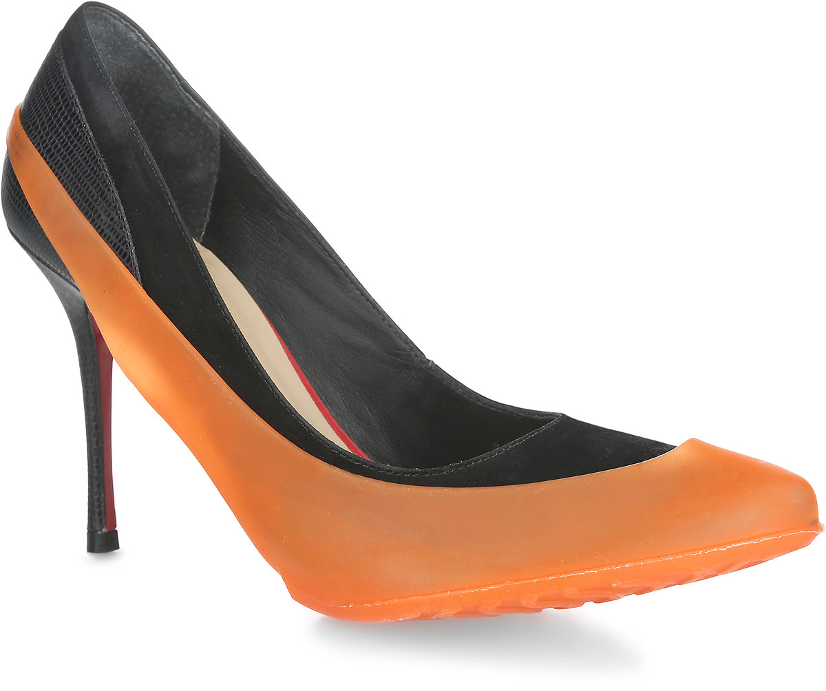 Галоши на обувь женские Мир Галош, цвет: оранжевый. WKMN. Размер 36/39