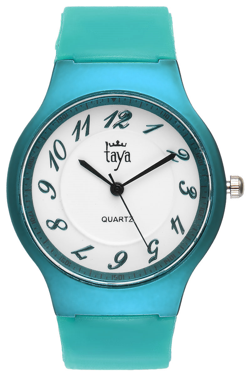 Часы наручные женские Taya, цвет: бирюзовый. T-W-0224