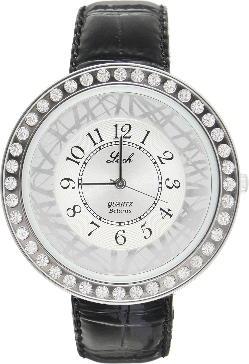 Часы наручные женские Луч, цвет: серебряный, черный. 35401342