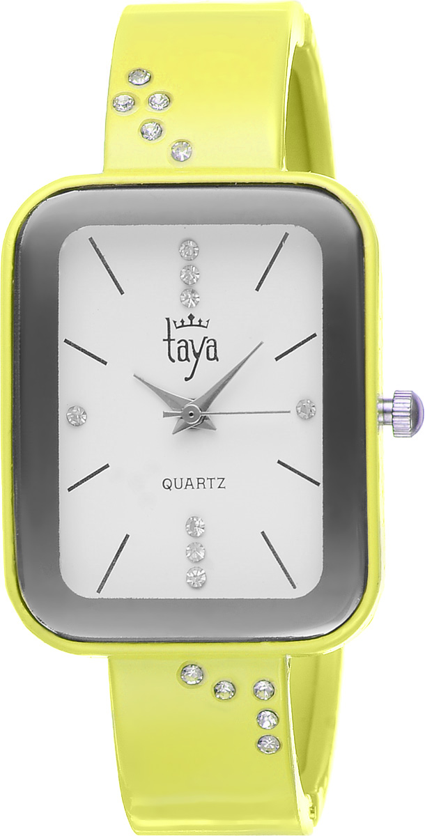 Часы наручные женские Taya, цвет: желтый. T-W-0463