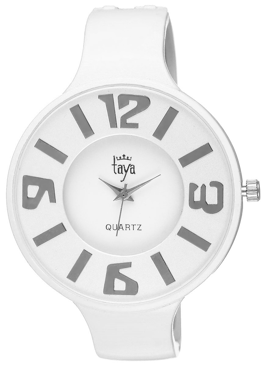 Часы наручные женские Taya, цвет: белый. T-W-0455