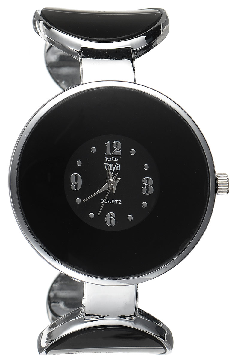 Часы наручные женские Taya, цвет: серебристый, черный. T-W-0453