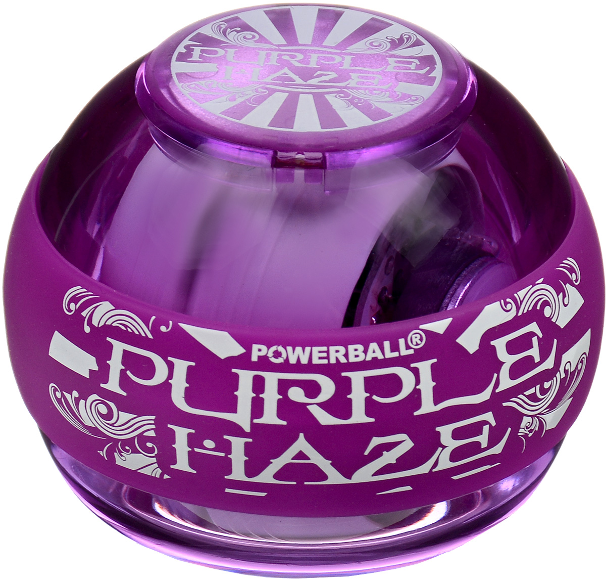 Тренажер кистевой NSD Power Powerball 250Hz Purple Haze, цвет: пурпурныйУТ-00007341 Тренажер кистевой NSD Power Powerball 250Hz Purple Haze, цвет: пурпурныйУТ-00007341NSD Power Powerball 250Hz Purple Haze - новая модель с подсветкой, продолжающая линейку Neon. Тренажер укрепляет мышцы руки простым, но эффективным способом, а так же обеспечивает быструю реабилитацию после различных травм. Отлично продуманная конструкция приспособления и рабочая частота 250 Гц обеспечивают плавное вращение ротора на скорости до 15 000 оборотов в минуту. В данную модель можно установить счетчик. В комплект входят диск и два шнура для раскрутки тренажера.Диаметр тренажера: 7 см