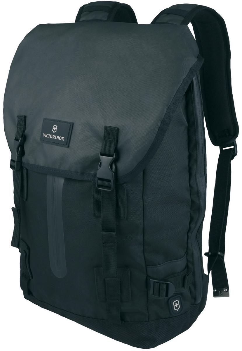 Рюкзак Victorinox Altmont 3.0. Flapover, 19 л, цвет: черный. 32389401 + ПОДАРОК: нож-брелок Escort32389401 Рюкзак Victorinox Altmont 3.0. Flapover, 19 л, цвет: черный. 32389401 + ПОДАРОК: нож-брелок Escort32389401Оригинальный швейцарский армейский нож Swiss Army был создан в 1897 году в небольшой деревушке Ибах в Швейцарии. С тех пор продукция, выпускаемая под маркой Victorinox с ее узнаваемым логотипом в виде креста на щите, по праву считается эталоном отличного качества, высокой функциональности, инновационных технологий и культового дизайна. Преданность принципам в течение последних 130 лет позволила создавать продукты, которые являются выдающимися не только по дизайну и качеству, но которые также являются надежными спутниками в больших и маленьких жизненных приключениях. Сегодня фирма с гордостью представляет линейку сумок, чемоданов и дорожных аксессуаров, которые наилучшим образом воплощают в себе данные принципы, а также сочетают в себе черты лучшего классического стиля. Индивидуальность - это то, что отличает вас от любого другого человека, с которым вы сталкиваетесь на улице, в поезде, с которым вы общаетесь в городе. Каждый день вашей жизни — это уникальный опыт, который никогда больше не повторится. Коллекция Altmont 3.0 создавалась с расчетом на индивидуальность. Неважно носите ли вы рюкзак, сумку-мессенджер или повседневную сумку — в коллекции Altmont 3.0 есть богатый выбор аксессуаров такой же многогранный, как и ваш индивидуальный стиль. Для вас просто не существуют такой вещи как обычный день, и также как и вы, наша коллекция справится с любой ситуацией. Прототип модели прошел целых 30 основательных и строгих испытаний, в ходе которых проводилась симуляция самых экстремальных сценариев и условий внешней среды, возможных в реальной жизни. Жесткий режим проводимых тестов гарантирует точность, прочность и износоустойчивость, т. е. все признаки высокого качества и эксплуатационных характеристик, которые покупатель ожидает от продукции Victorinox. Далее каждое изделие проходит тщательный контроль сертифицированным техническим специалистом. Характеристики и свойства: Мягкое отделение для ноутбука диагональю 17 (43 см) с быстрым доступом с боковой стороныМягкие карманы для электронных устройств диагональю 10 (25 см) для безопасного хранения iPad, Kindle, планшета или электронной книгиВнутренняя организационная секция включает в себя скрытый карман на молнии, растяжной разделитель, карманы для периферийных устройств и держатели для ручекВнешняя организационная секция включает в себя скрытый карман и основное отделение с двумя застежками-клапанами и затягивающим шнуркомВодоотталкивающие застежки-молнии защитят ваши вещиРегулируемые мягкие плечевые ремни, мягкая стенка и удобная ручка для переноски Акция: при покупке рюкзака Швейцарский нож Victorinox 0.6123 Escort в подарок! Victorinox Escort 0.6123 - карманный швейцарский нож, обладающий большим набором выполняемых функций. Инструмент содержит в себе следующие опции: лезвие, пинцет, пилочка для ногтей с отверткой, кольцо для подвеса, зубочистка. Материал внешний: 800 Ddobby нейлон. Материал внутренний: 300D нейлон.