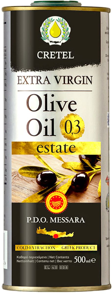 Cretel Extra Virgin масло оливкое P.D.O. Messara, 500 мл16013 Cretel Extra Virgin масло оливкое P.D.O. Messara, 500 мл160135203299000194