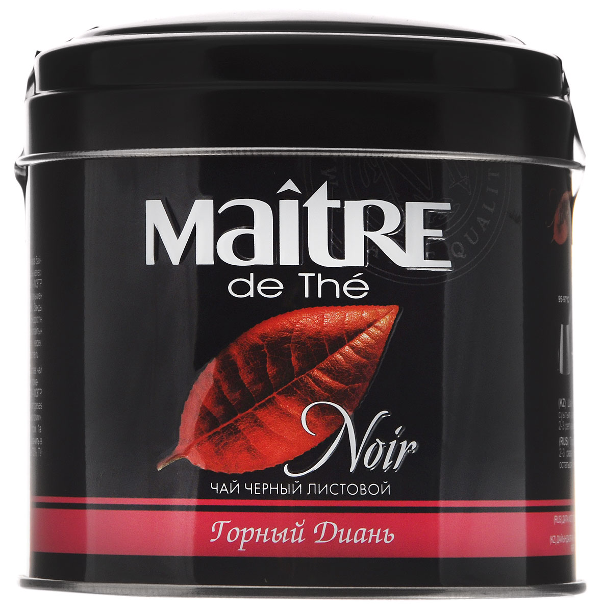 Maitre de The Горный диань черный листовой чай, 100 г (жестяная банка)бар110р Maitre de The Горный диань черный листовой чай, 100 г (жестяная банка)бар110рЧерный листовой чай из китайской провинции Юннань. Обладает насыщенным медовым вкусом и цветочным ароматом.