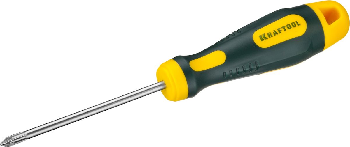 Отвертка Kraftool Expert, PH 1 x 80 мм250072-1-080 Отвертка Kraftool Expert, PH 1 x 80 мм250072-1-080Отвертка Kraftool Expert имеет кованый хромомолибденованадиевый стержень SlimFit для труднодоступных мест. Маслобензостойкая двухкомпонентная рукоятка имеет противоскользящую поверхность для работы мокрыми и масляными руками. Система насечек NSS для надежного удержания крепежа. Шлиц намагниченный.