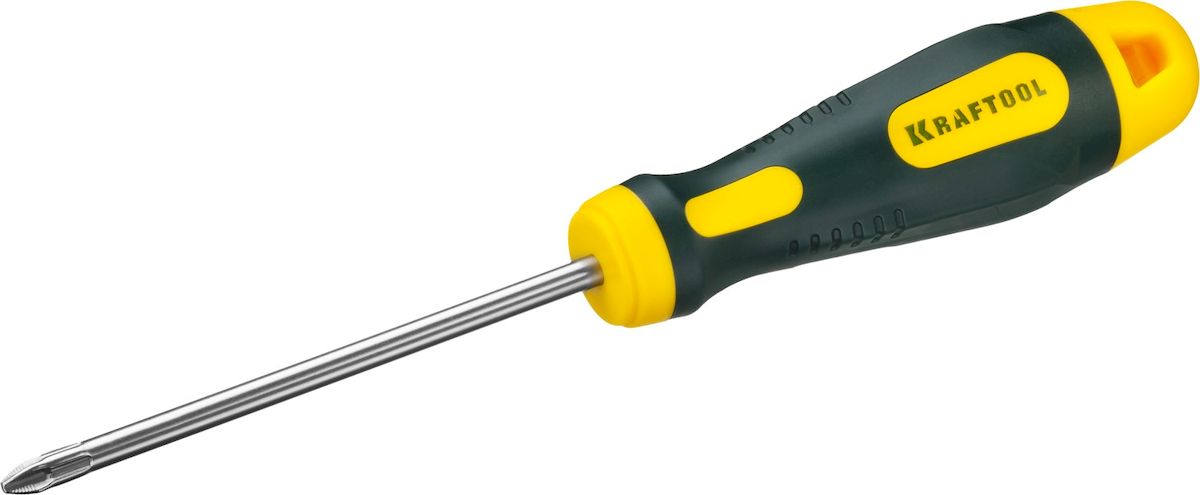 Отвертка Kraftool Expert, PH 2, 100 мм250072-2-100 Отвертка Kraftool Expert, PH 2, 100 мм250072-2-100Профессиональная диэлектрическая отвертка KRAFTOOL X-Drive серии EXPERT выполнена из высококачественных материалов. Кованый закаленный хромомолибденованадиевый стержень обеспечивает длительный срок службы. Система насечек NSS предотвращает выскальзывания из крепежа. Отвертка оснащена эргономичной рукояткой с нескользящим покрытием. Длина рабочей части: 100 мм.Размер рабочей части: PH 2