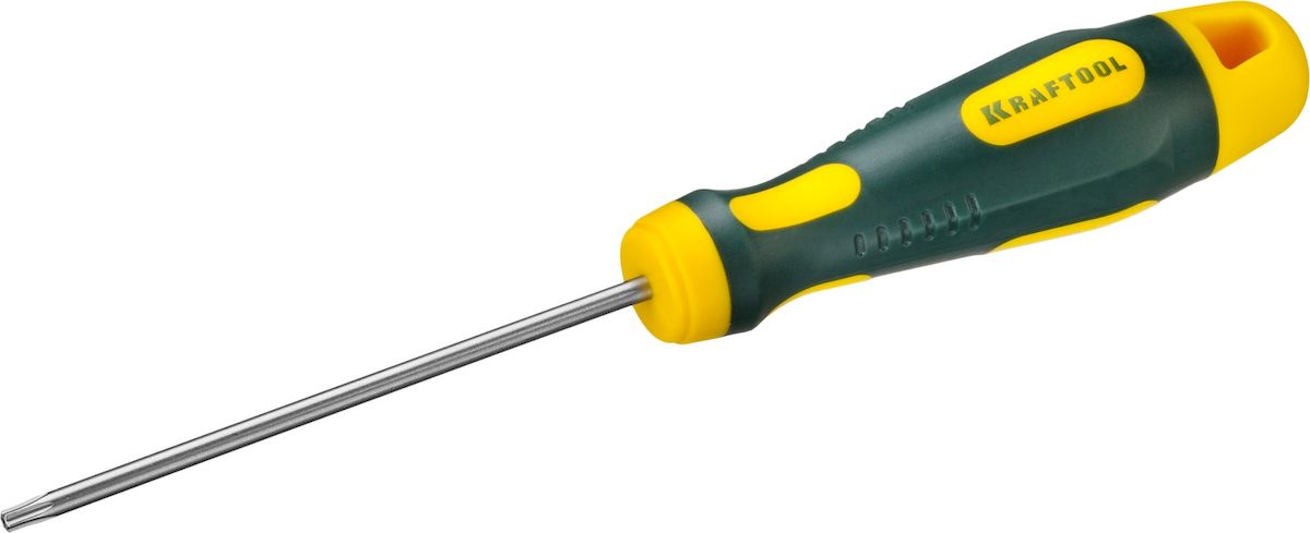 Отвертка Kraftool Expert, TX - TR 10, 80 мм250077-10-080 Отвертка Kraftool Expert, TX - TR 10, 80 мм250077-10-080Профессиональная диэлектрическая отвертка KRAFTOOL X-Drive серии EXPERT выполнена из высококачественных материалов. Кованый закаленный хромомолибденованадиевый стержень обеспечивает длительный срок службы. Система насечек NSS предотвращает выскальзывания из крепежа. Отвертка оснащена эргономичной рукояткой с нескользящим покрытием. Длина рабочей части: 80 мм.Размер рабочей части: TX - TR 10.