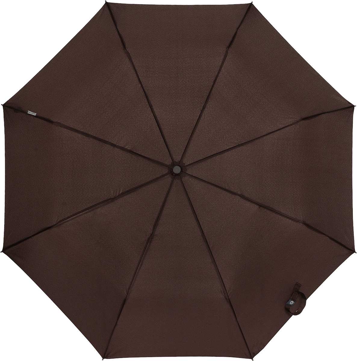 Зонт мужской Bisetti, автомат, 3 сложения, цвет: коричневый. 3264-3