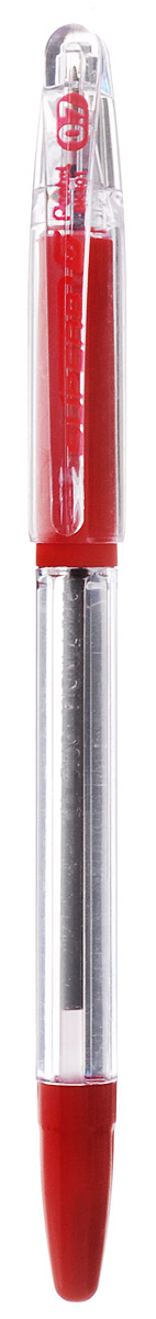 Pentel Шариковая ручка Superb G цвет чернил красныйPBK401-B_красный Pentel Шариковая ручка Superb G цвет чернил красныйPBK401-B_красныйШариковая ручка Pentel Superb G станет незаменимым атрибутом для учебы или работы. Корпус ручки выполнен из пластика. Высококачественные красные чернила позволяют добиться идеальной плавности письма.Ручка оснащена клип-зажимом для удобной фиксации на бумаге или одежде.