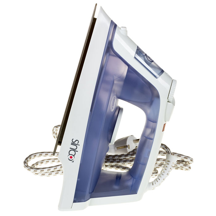 Sinbo SSI 2868, White Blue утюгSSI 2868_White Blue Sinbo SSI 2868, White Blue утюгSSI 2868_White BlueУтюг Sinbo SSI 2868 превратит процесс глажки различных видов ткани в легкое и неутомительное занятие. Прибор обладает всеми необходимыми характеристиками для отличного результата: сухое глажение, отпаривание с регулировкой, функция разбрызгивания, а также возможность вертикального отпаривания. Модель оснащена функциями парового удара и самоочистки. Сетевой шнур крепится при помощи шарового механизма. Утюг также имеет подошву с антипригарным покрытием и укомплектован мерным стаканчиком.